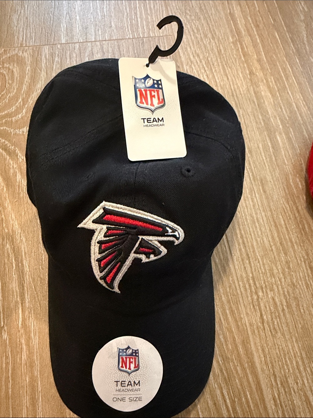NFL Black Atlanta Falcons Embroidered Logo Headwear One Size NWT